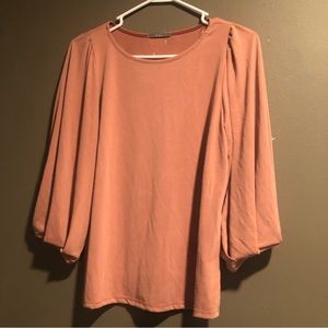 Gyft pleated Sleeves Top Small